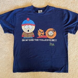 OFFICIAL VINTAGE 1998 SAMPLE THEY KILLED KENNY T-SHIRT
